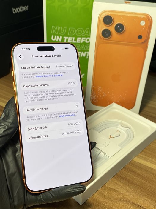 iPhone 17 Pro Max • 2 TB • Cosmic Orange