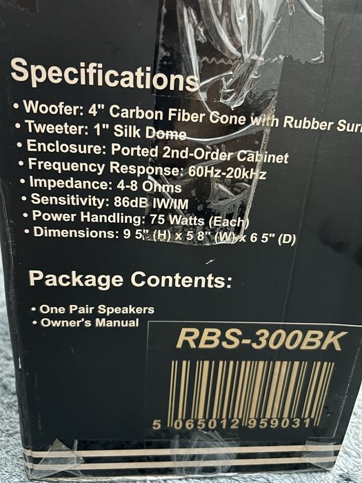 Boxe Roxel RBS-300 2x75Watts noi