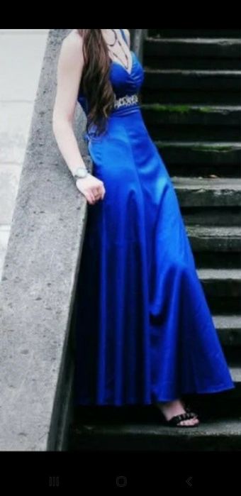 Rochie albastra eleganta