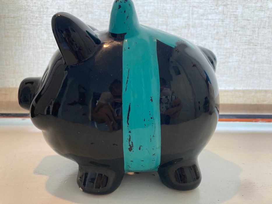 Pucel pusculita camera copilului in ceramica produs in SUA, rar