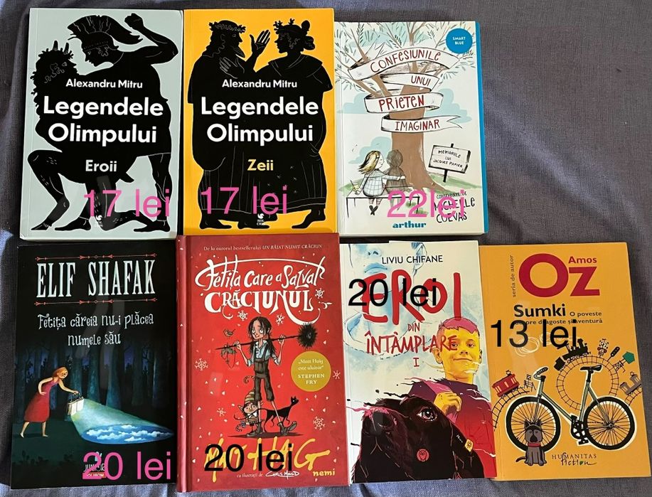 Vând cărți de lectură .