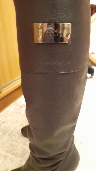 Сапожки кожа Италия