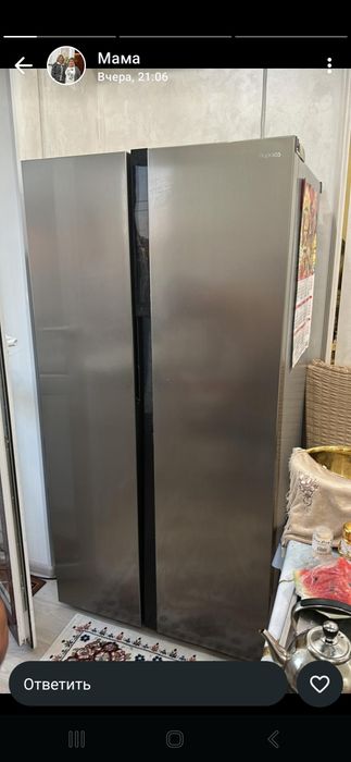 Стенка. Холодильник сатамын