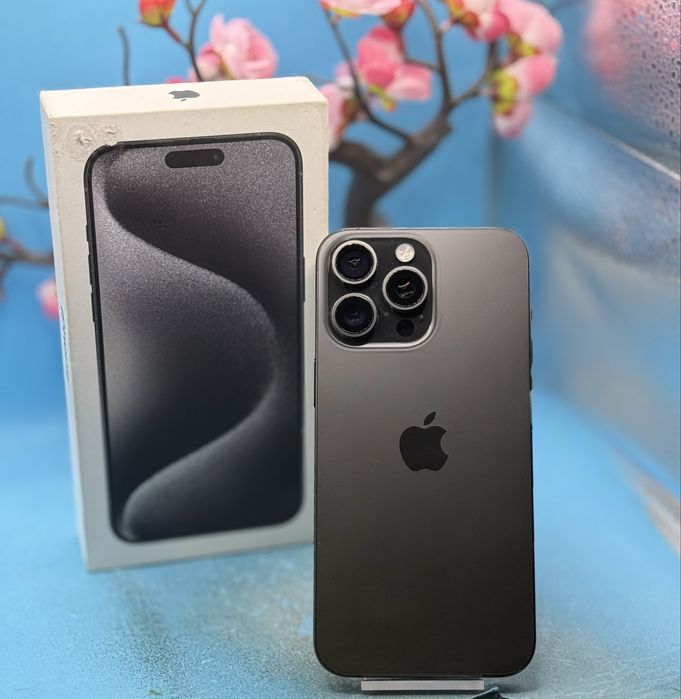 Apple iPhone 15 Pro Max, 256GB, 5G, Black Titanium
