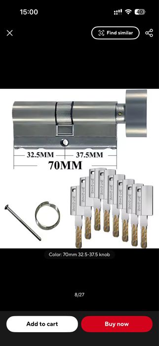 Vand butuc cheie / yala cheie / cilindru cheie