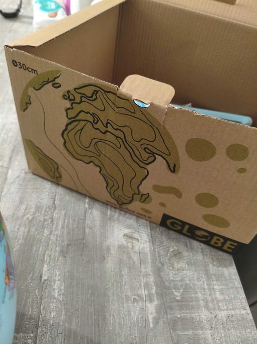 Glob pământesc TOPGLOBE 30 cm hartă politică in engleză, suport inclus