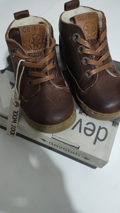 Нови зимни бебешки боти от естествена кожа номер 20