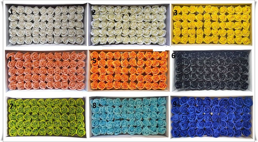 ПРОМОЦИЯ! Сапунени рози 50 броя в кутия