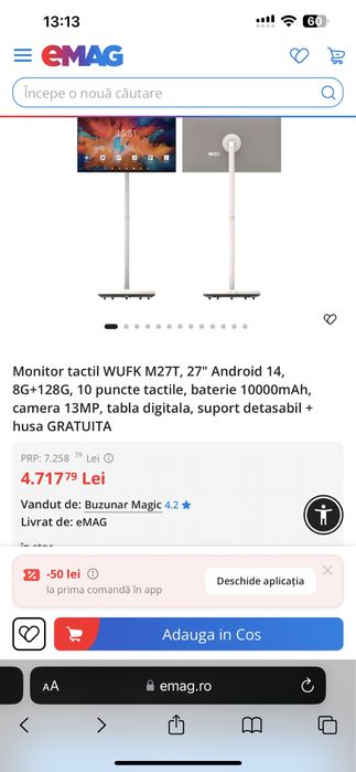 Smart Display Android 28” (72 cm) – Nou