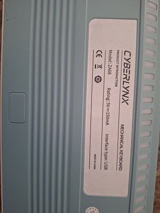 Продается клавиатура CYBERLYNX