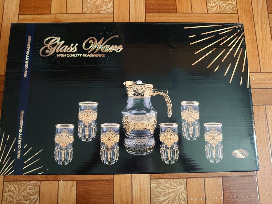 Набор стаканов 300 мл, стекло, 7 шт