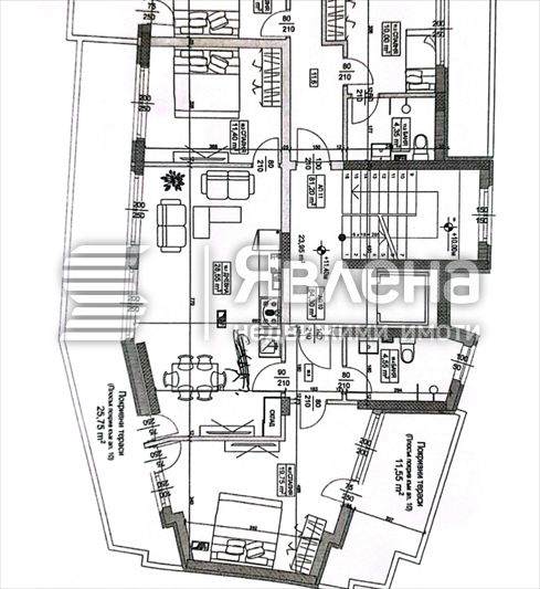 Продава се Тристаен апартамент в София, Овча купел - 101 кв.м за 1943 €/кв.м - Снимка #2