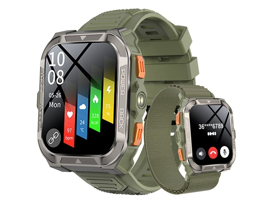 Blackview W80 Pro смарт часовник зелен