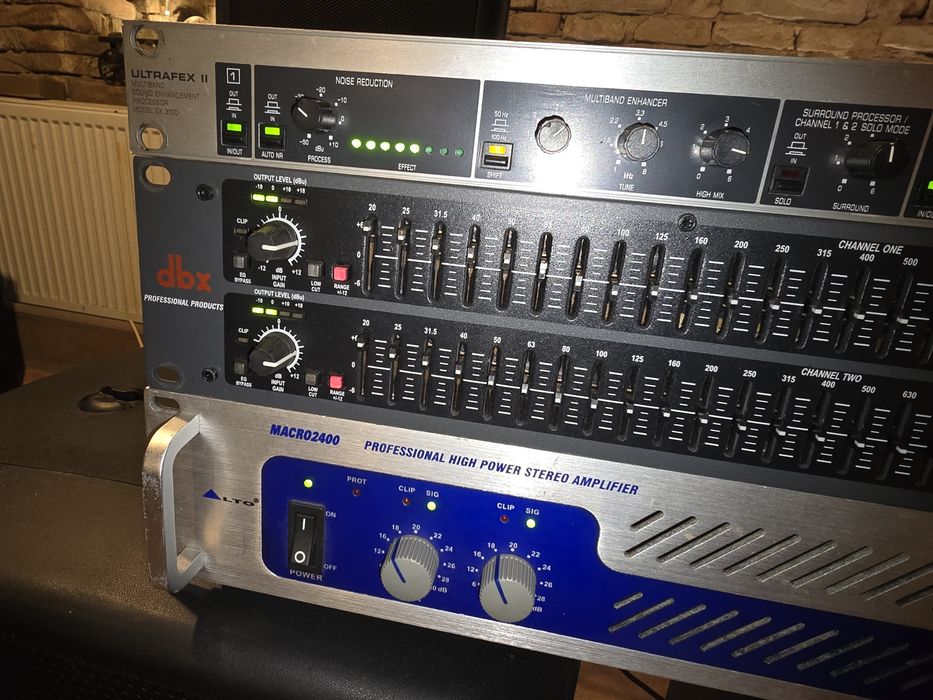Dbx 231/Behringer ultrafex ex3100/Carver Pt2400/Soundcraft Efx8/Efx12