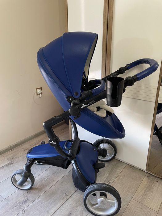 Синя комбинирана количка mima xari 2 в 1