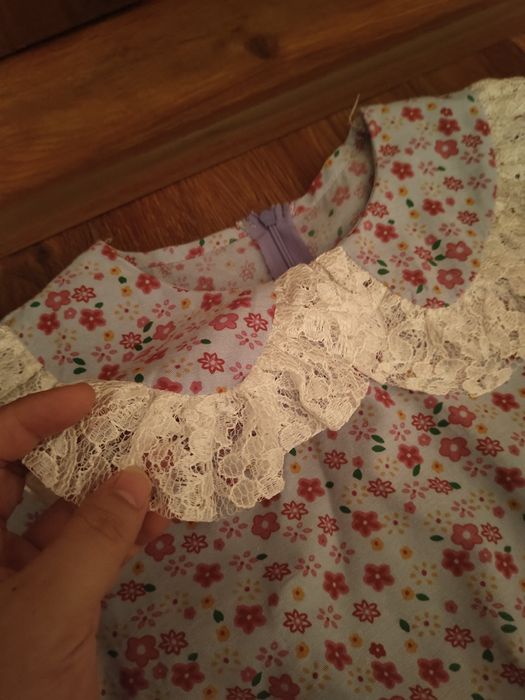 Платье нежное  листай  весенний хб выше колена немного