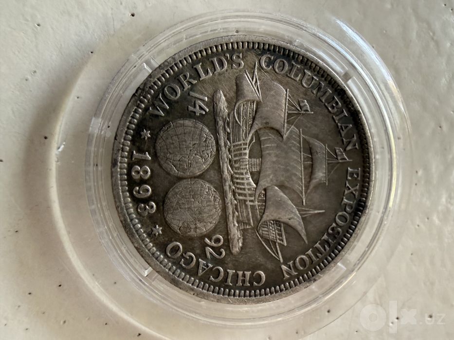 Монета США 50 центов 1893г