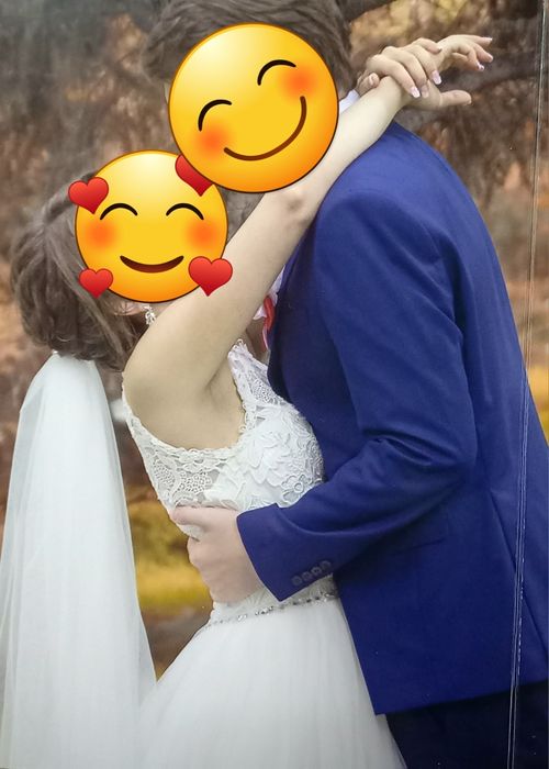 Пышное свадебное платье б/у