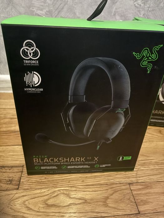 Наушники razer black shark v2x