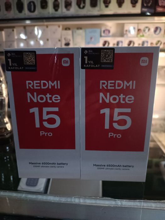 Redmi not 15 pro 8/256 yengi