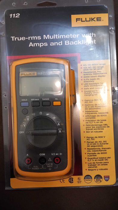 Fluke 112 True RMS Multimeter нов в кутия