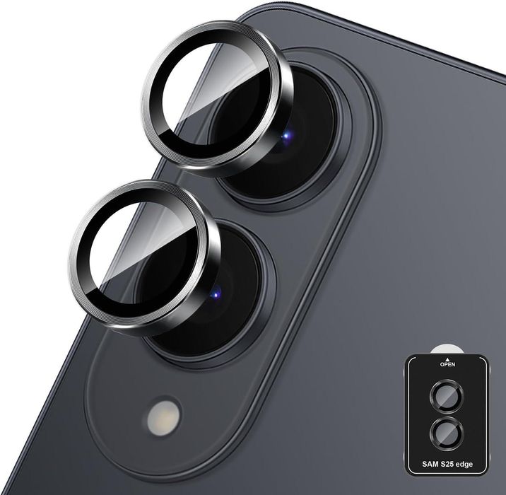 Стъклен Протектор за Камера Тип Рингове за Samsung Galaxy S25 EDGE