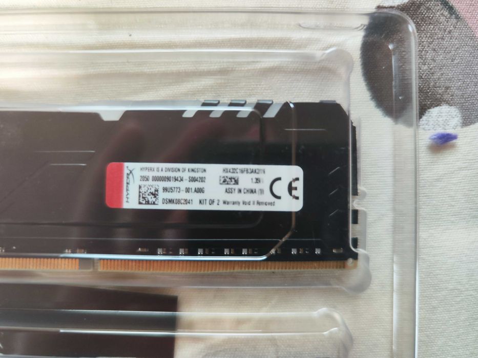 Kit memorie RAM (2X8GB) DDR4 3.2 Hyper x fury