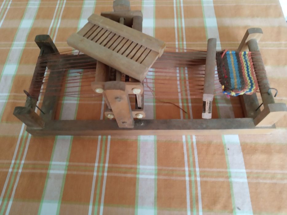 Детско дървено конче,триколка и метална кофичка