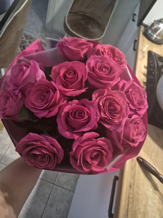 Свежие розы, цветы