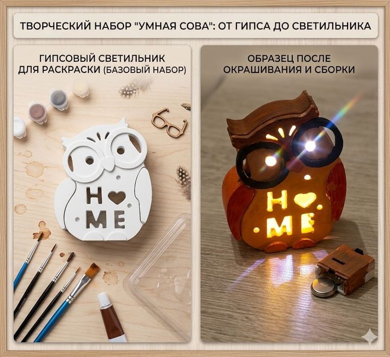 Раскраска гипсовых фигур.