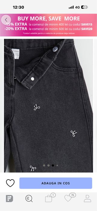 Blugi fetite marime 122