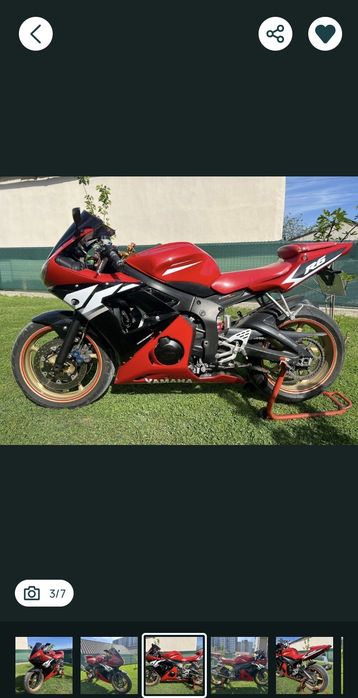Vand yamaha r6  rj05