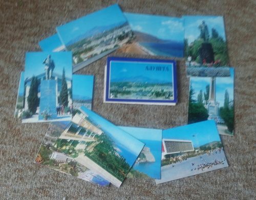 Комплекти картички на градове от Съветския съюз от преди 1980 г.