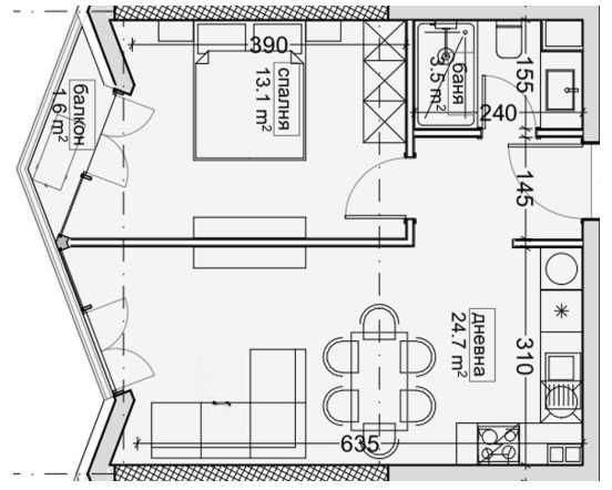 2-стаен апартамент в кв. Владиславово