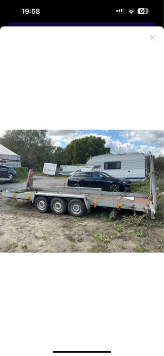 Remorca utilaje platforma 3500 kg