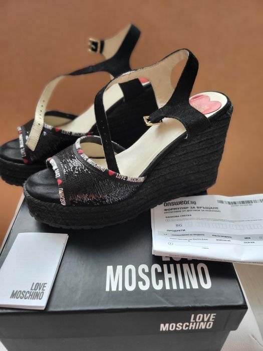 Сандали еспадрили LOVE MOSCHINO