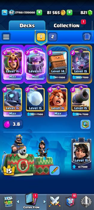 Аккаунт в клешь рояль