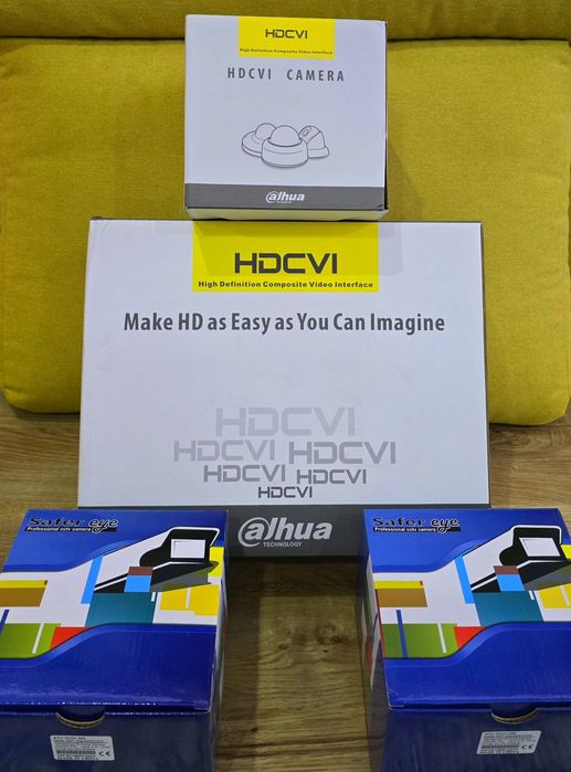 DVD 8 camere Dahua si 3 camere