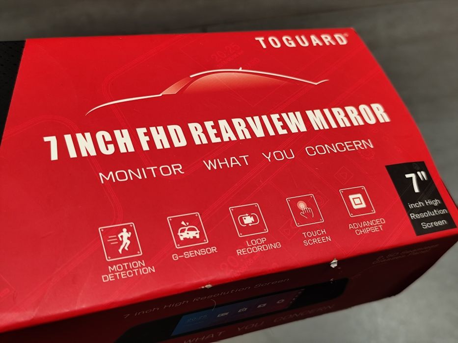 TOGUARD CE35 / Огледало / Камера / Видеорегистратор / DVR