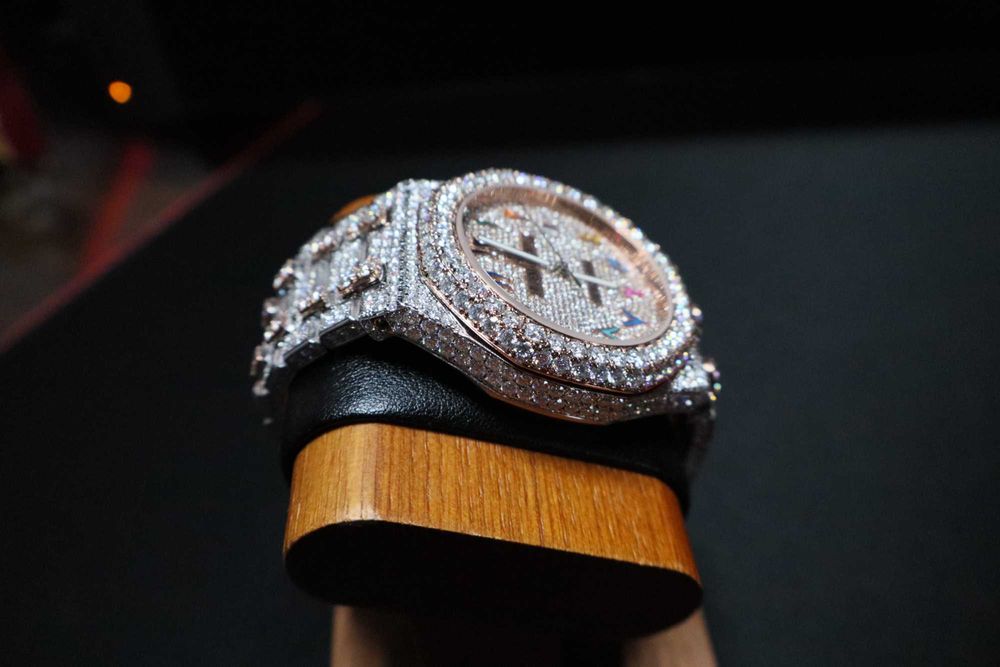 Ceas AP elegant 41mm Iced Out – calitate premium