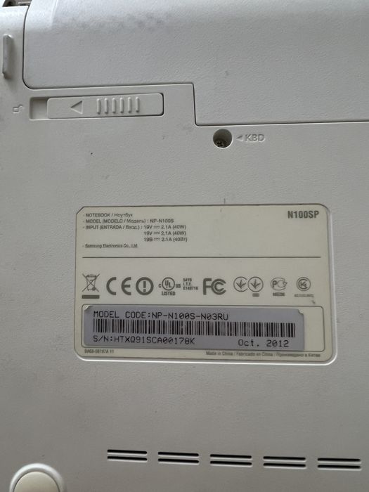 Продам  Нетбук  Samsung  N100SP