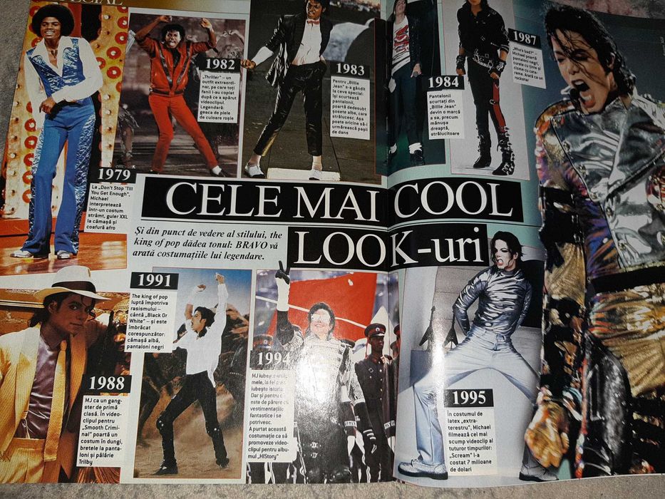 Revista Bravo Special cu Michael Jackson cu 20 Postere