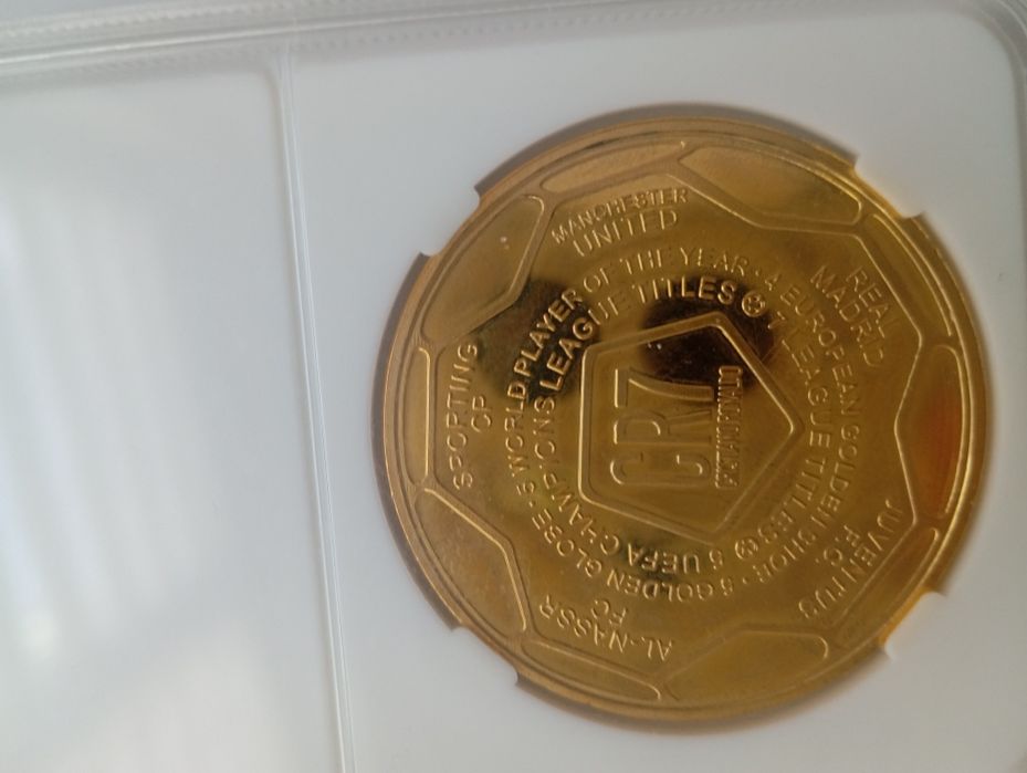 Колекционерска монета на Кристияно Роналдо