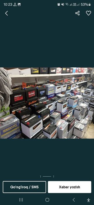 Akumlator  xamma moshinaga bor