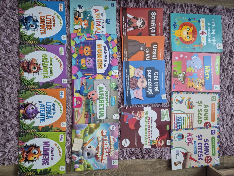 2 la alegere 25lei Carti de activitati.  4-6 ani. Noi