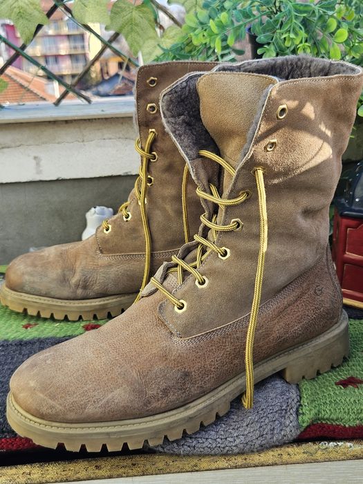 Мъжки боти естествена кожа N41