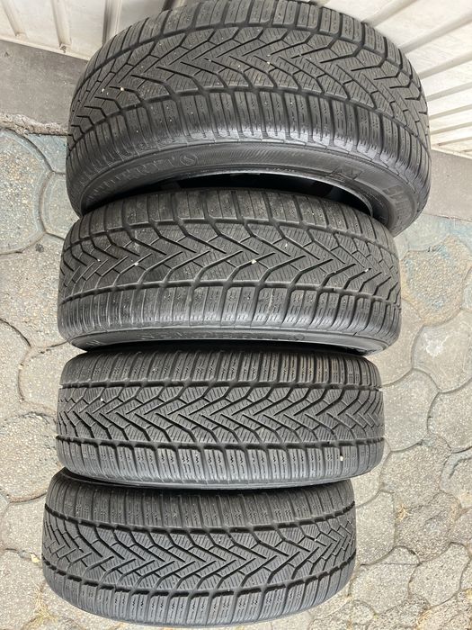 Jante otel 4x108mm, anvelope iarna 205/55 R16, Peugeot, Citroen, Ford