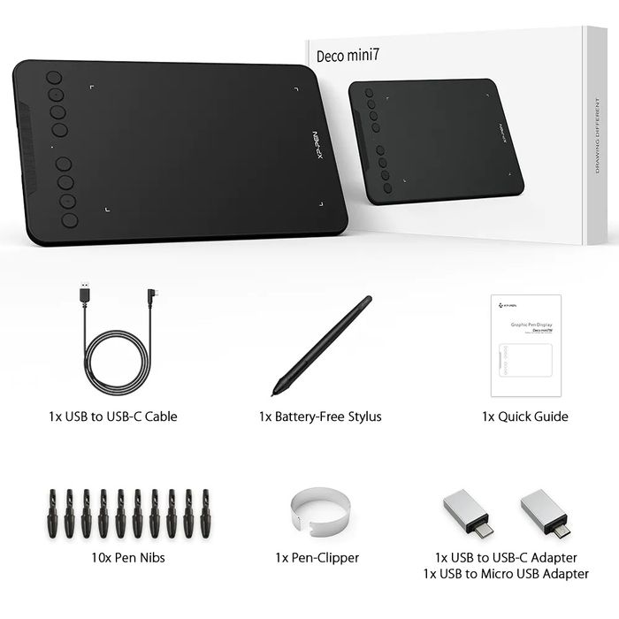 Абсолютно новый, запечатанный графический планшет XP-PEN Deco mini7