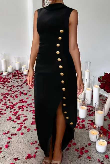 Дълга Черна Рокля, Макси рокля, Дълга рокля, Елегантна рокля