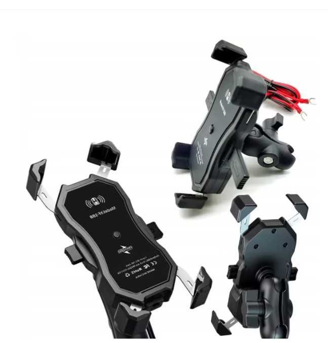 suport telefon cu încărcare wireless pt. Yamaha, Honda, Kawasaki, etc